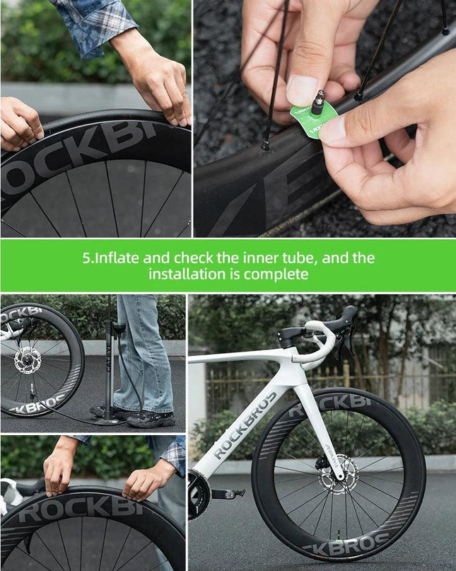 ROCKBROS Ultralight 24g Bike Inner Tube 700X18 25 28 MTB Road Bicycle TPU Material Tire Lightweight French Valve  65mm 85mm Tube