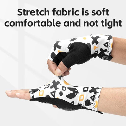 ROCKBROS Cycling Gloves Half Finger Summer Men Women Gloves Breathable Anti Slip MTB Road Bike Gloves Fitness Shock-absorbing