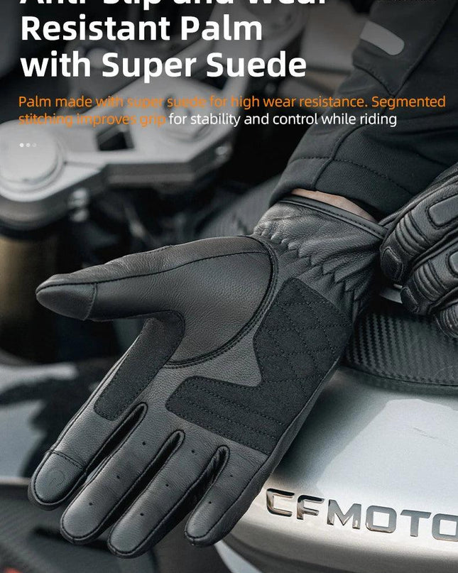 ROCKBROS Gloves Full Finger Racing Gloves Motorcycle Tactical Gloves Touch Screen Outdoor Sports Protection Cycling Bike Gloves