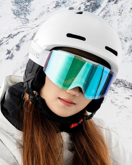 Qunature Ski Goggles Large Frame Snowboard Snow Goggles Double Layers UV400 Anti-fog Ski Glasses Skiing Outdoor Sport Eyewear