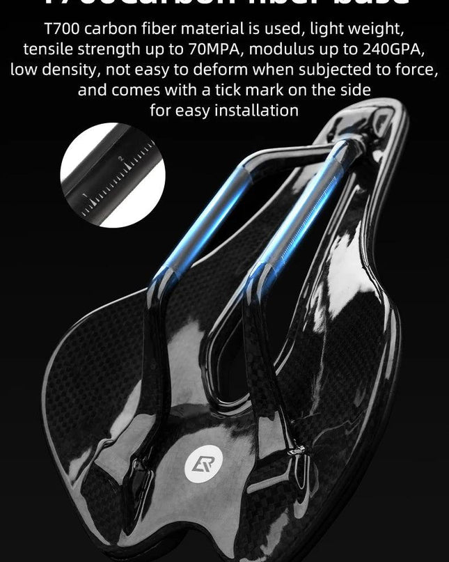 ROCKBROS 3D Printed Bicycle Carbon Saddle Ultra-Light Shock-Absorption MTB Road Profession Racing Bicycle Cycling Saddle