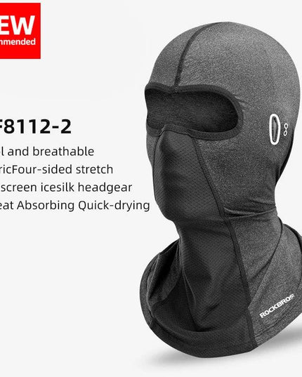 ROCKBROS Cycling Mask Summer UV Protection Balaclava Glasses Face Breathable Hole Men Women Quick-Drying Bicycle Ice silk Mask
