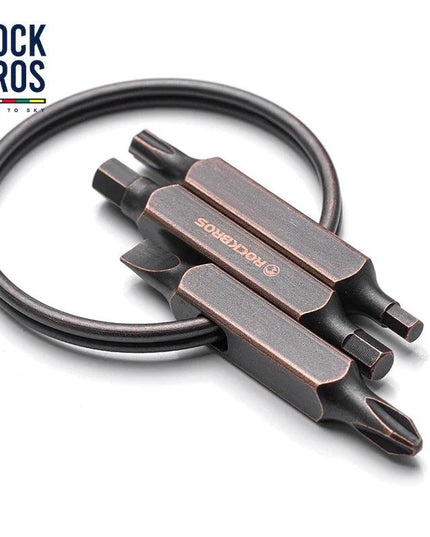 ROCKBROS ROAD TO SKY Keyring Tools Bicycle Multifunction Repairing  Aluminum Alloy Tool Portable Stainless Steel Bike Accessory