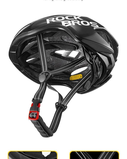 ROCKBROS Bike Helmet Outdoor Sports Safely Mountain Road Electric Scooter Helmet Integrated Molding Cycling Motorcycle Helmet