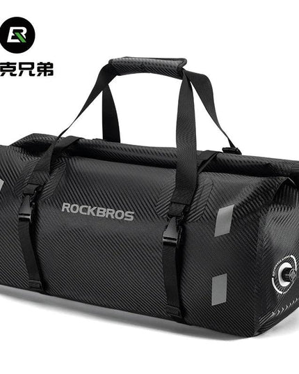 ROCKBROS Waterproof Motorcycle Pannier PVC 20L-60L Tail Bag Travel  Rear Seat Luggage Bag Multiple Carry Motorcycle AccessorIes