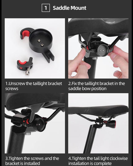 ROCKBROS Smart Bicycle Rear Light Holder For Q5 Model Light holder Bicycle Accessories