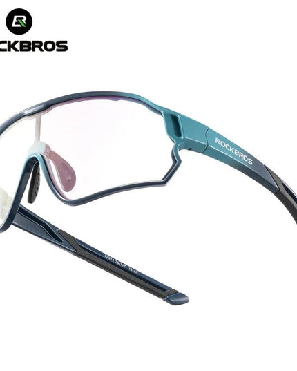 ROCKBROS Child Photochromic Polarized Sunglasses Bicycle Eyewear UV400 Kids Bike Goggles Protection Classic Windproof Glasses
