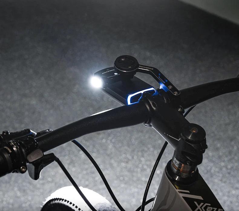 ROCKBROS 3000LM Bicycle Front Light 10000mAh Bicycle Light High Brightness Type-C Bike Lamp Road MTB Cycling Safety Front Lights