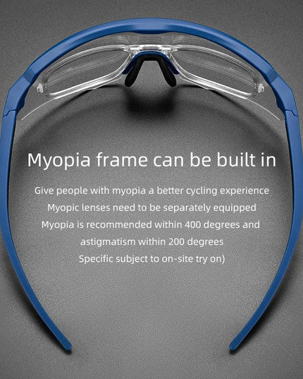 ROCKBROS Bike Glasses Polarized Men Women Bicycle Glasses 4Lens MTB Road Cycling Eyewear Glasses With Myopia Frame Sunglasses