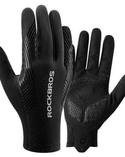 ROCKBROS Cycling Gloves Spring Summer Gloves Touch Screen Anti-slip Breathable MTB Road Bike Running Fitness Gym Motor Gloves