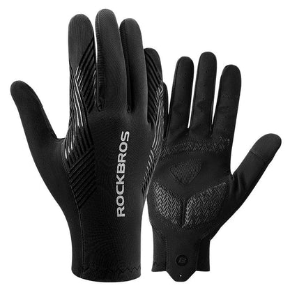 ROCKBROS Cycling Gloves Spring Summer Gloves Touch Screen Anti-slip Breathable MTB Road Bike Running Fitness Gym Motor Gloves