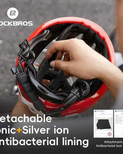 ROCKBROS Cycling Helmet Ultralight Fashion Breathable MTB Road Bicycle Helmet Men Women Suit 54-62CM Racing Bike Equipments ﻿