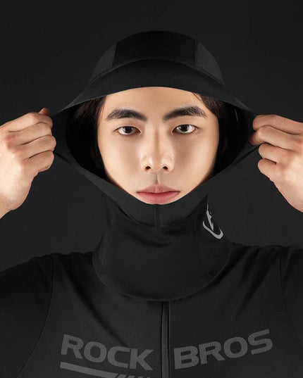 ROCKBROS Scarf Warmer Fleece Balaclava Non-Slip Outdoor Sport Cycling Mask Windproof Caps Ear Neck Protection Thermal Sport Mask