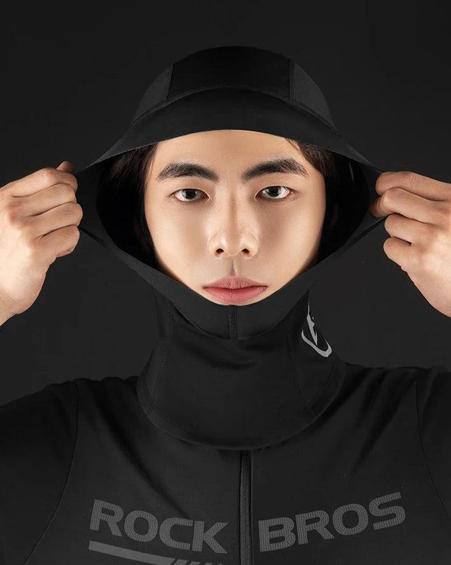 ROCKBROS Scarf Warmer Fleece Balaclava Non-Slip Outdoor Sport Cycling Mask Windproof Caps Ear Neck Protection Thermal Sport Mask