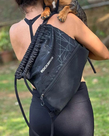 ROCKBROS Men Women Gym Bag Drawstring High Capacity Backpack Outdoor Sports Training Cycling Storage Bag Multipurpose Yoga Bag