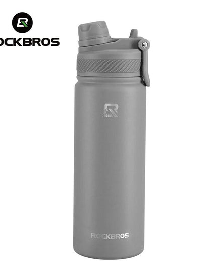 ROCKBROS 1L Thermal Water Bottle Sports Water Bottle Non Slip 304 Stainless Steel Cold And Hot Thermo Cup Cycling Hiking Equip
