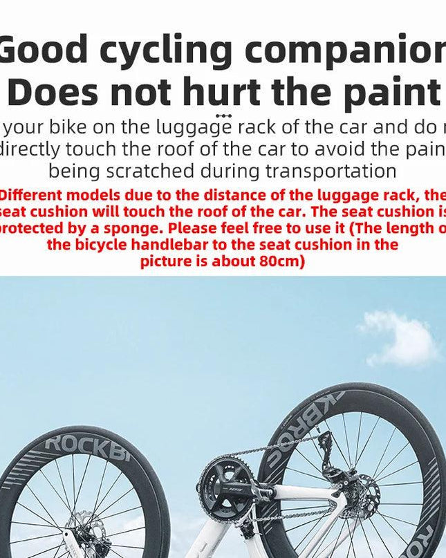 ROCKBROS Portable Bike Bicycle Rack Stand MTB Road Bike Travel Bicycle Roof Racks Carrier Quick Install Inverted Bike Roof Rack