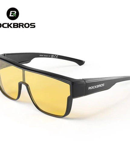ROCKBROS Polarized Sunglasses Men's Driving Shades Dual-use Lens Camping Hiking Fishing Women UV400 Sports Cycling Eyewear