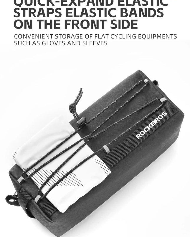 ROCKBROS Bicycle Front Bag Large Capacity Storage Case MTB Road Cycling Bicycle Handlebar Multifunction Basket Bike Accessories
