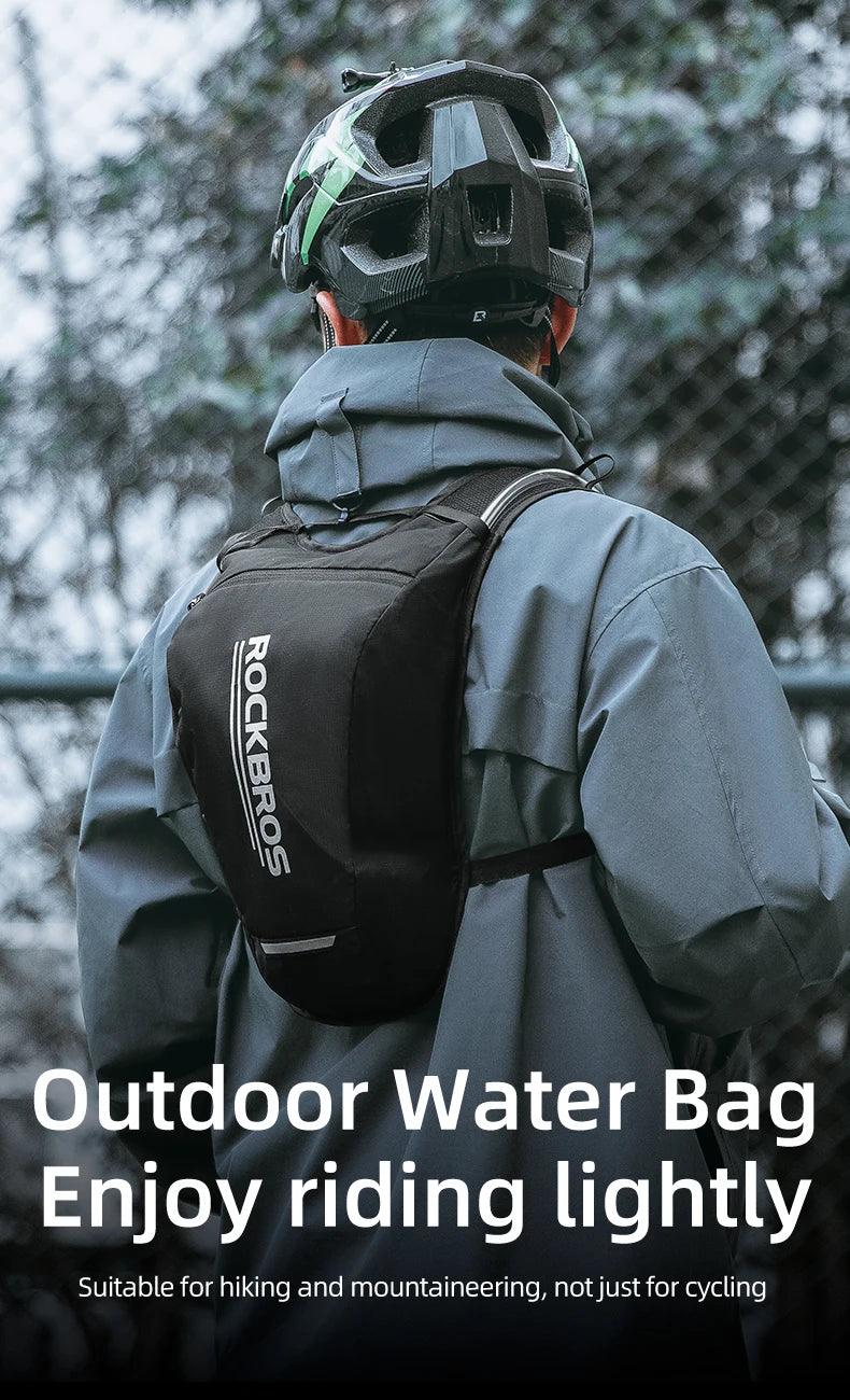 ROCKBROS Water Bladder Water Reservoir New Riding Water Bag Hydration Backpack 2L Reflective Stable Running Bag Vest Backpack