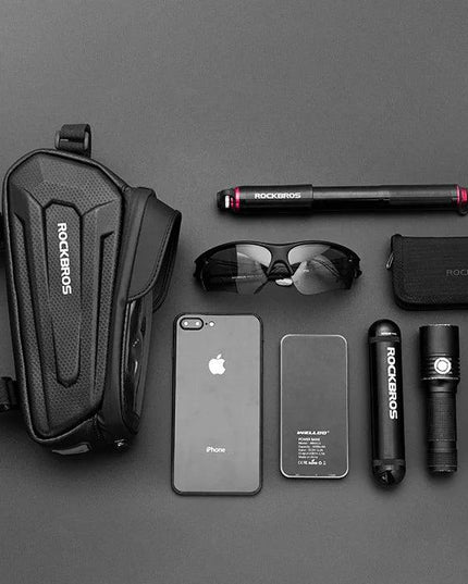ROCKBROS Bicycle Bag Waterproof Touch Screen Cycling Bag Top Front Tube Frame MTB Road Bike Bag 6.5 Phone Case Bike Accessories