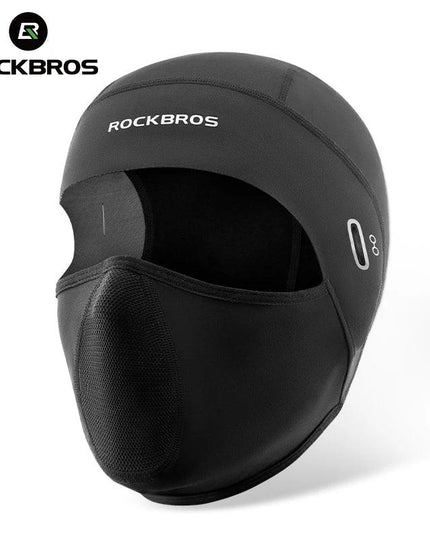 ROCKBROS Warm Windproof Cycling Cap Full Face Mask Fleece Thermal Helmet Head Cover Balaclava Ski Bicycle Motorcycle Head Hat