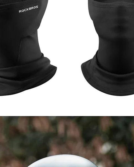 ROCKBROS Winter Windproof Warm Fleece Mask Balaclava Face Mask Men Soft High Elasticity Cycling Ski Fishing Mask Outdoor Sports
