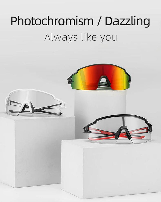 ROCKBROS Cycling Glasses Polarized UV400 Protection Bicycle Sunglasses Men Women Photochromic MTB Road Bicycle Goggles Eyewear