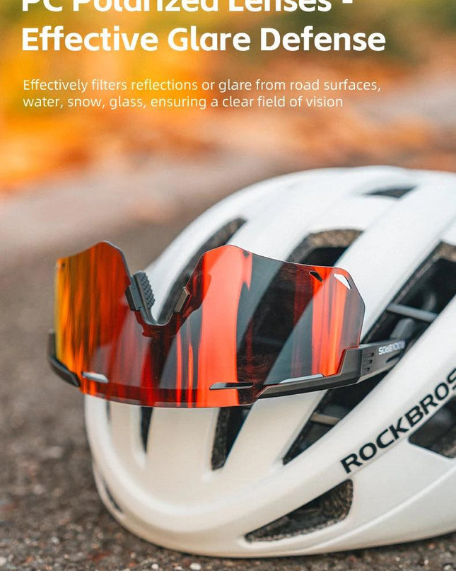 ROCKBROS Cycling Glasses MTB Road Bike Eyewear Driving Golf Goggles Protection Sports UV400 Sunglasses Polarized/Photochromic