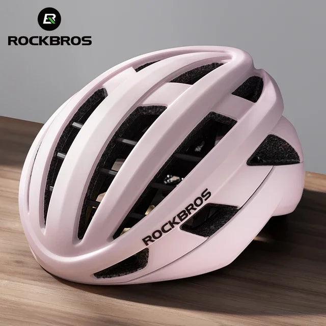 ROCKBROS Cycling Helmet Ultralight Fashion Breathable MTB Road Bicycle Helmet Men Women Suit 54-62CM Racing Bike Equipments ﻿