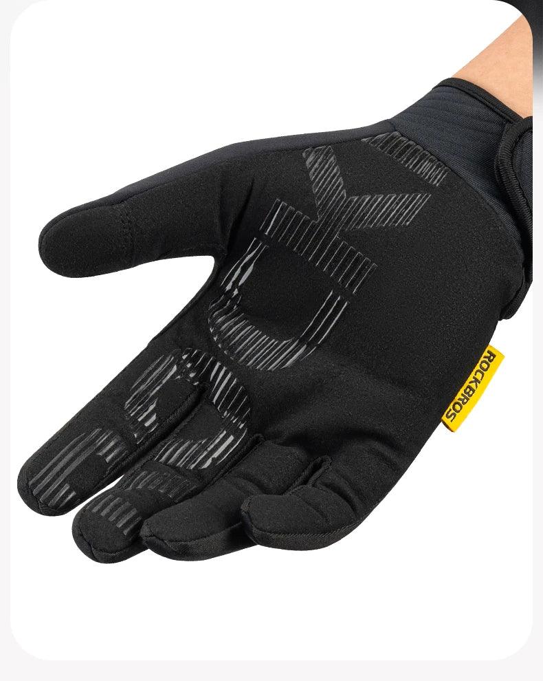 ROCKBROS Winter Gloves Touch screen Windproof Bike Cycling Gloves Full Finger Ski Non-Slip Warm Sports Motorcycle Hiking Gloves