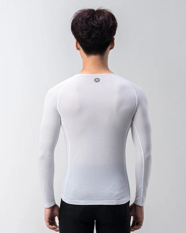 ROCKBROS Bike Jerseys Long Sleeves Breathable Mesh Men Bike Shirt Cycling Clothing Comfortable Summer Racing Clothes Reflective