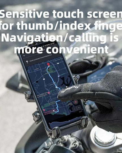 ROCKBROS Gloves Touch Screen Riding MTB Bike Bicycle Motorcycle Gloves SBR Palm Pad Fitness Climbing Thick Protective Glove