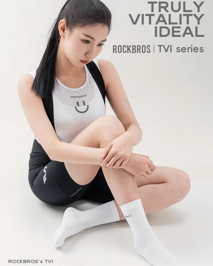 ROCKBROS TVI Series Professional Cycling Socks Women Breathable Road Bicycle Socks Quick Dry Anti Slip Wear-resistant Socks