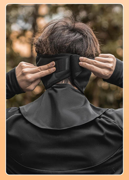 ROCKBROS Scarf Warm Fleece Neck Mask Outdoor Windproof Neck Warmer For Bike Motorcycle Ear Cover Breathable Scarf Men Women