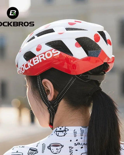 ROCKBROS Cycling Helmet Ultralight Fashion Breathable MTB Road Bicycle Helmet Men Women Suit 54-62CM Racing Bike Equipments ﻿