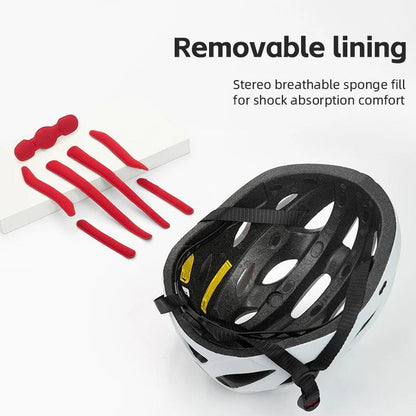 ROCKBROS Bicycle Helmet Integrally-molded Bike Helmet Motor Electric Scooter Riding Helmet Removable Lens Capacete Ciclismo