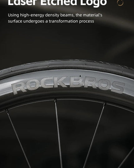 ROCKBROS Wheelset Ultralight Cycling Road Disc Carbon Wheelset  Tubeless Rim Tape 50mm Ratchet System 36T Road For Racing Bike