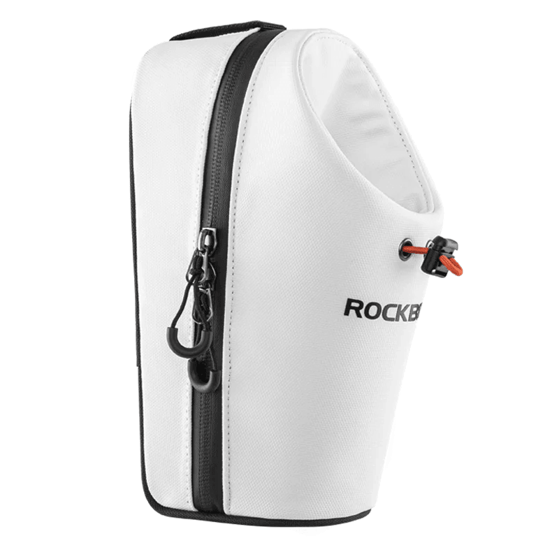 ROCKBROS Bicycle Bag Front Bag Water Bottle Bag 1.5L Folding Bike Mountain Road Bike Riding Bag Adjustable Large-caliber Bag