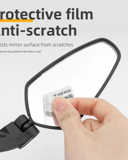 ROCKBROS Bicycle Mirror Handlebar Rear View Mirror Adjustable  Wide Range Back Sight Reflector Cycling Mirrors Bike Accessories