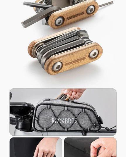 ROCKBROS 8 in 1 Bicycle Repair Tool Portable Bike Bicycle Screwdriver Repair Cycling Tool Mountain Bike Wrench Multi Tools