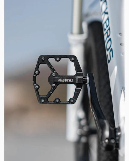ROCKBROS ROAD TO SKY Cycling Pedals CNC Aluminum Alloy 3 Bearings Structure MTB Bike Pedals High Quality Bike Pedals Accessories
