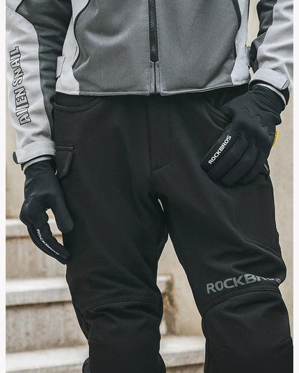 ROCKBROS Winter Gloves Touch screen Windproof Bike Cycling Gloves Full Finger Ski Non-Slip Warm Sports Motorcycle Hiking Gloves