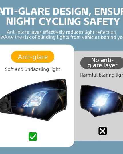 ROCKBROS Bicycle Rearview Mirror Universal Wide-Range 360° Adjustable Mirror For Mountain Road Bike Motorcycle Scooter Safety