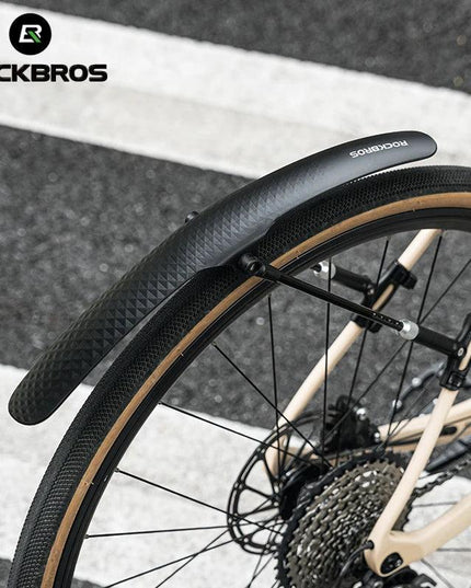 ROCKBROS Bicycle Mudguard Bike Fender PP Soft Plastic Mudguard Strong Toughness Road Suitable For Bicycle Protector Accessories