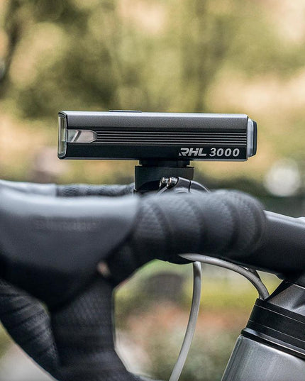 ROCKBROS 3000LM Bike Light Type-C Charging Front Lamp 10000mAh Bicycle Light IPX6 Aluminum Alloy Headlight Bike Accessories