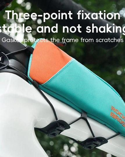ROCKBROS Bicycle Bag Ultralight Top Front Tube Frame  Bag Large Capacity Reflective Portable Bike Bag Cycling Pannier Bag