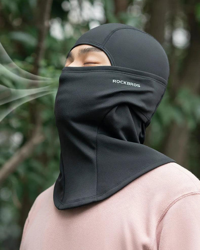 ROCKBROS Winter Face Mask Breathable Ski Cycling Scarf Running Training Balaclava Outdoor Sports Warm Winderproof Bike Equipment