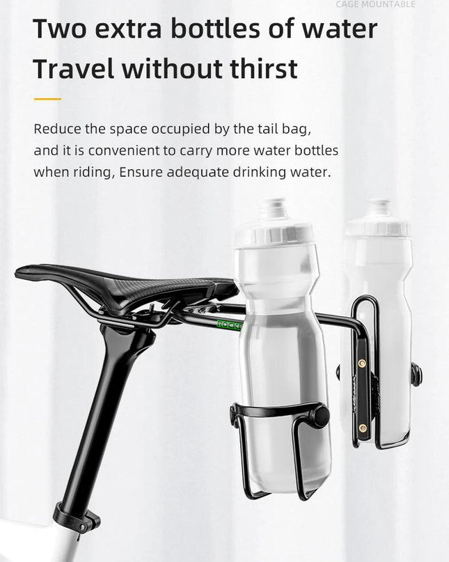 ROCKBROS Bicycle Tail Bag Stabilizer Bike Saddle Frame Bottle Cage Fixing Support Seat Bow Conversion Bracket Bicycle Accessory