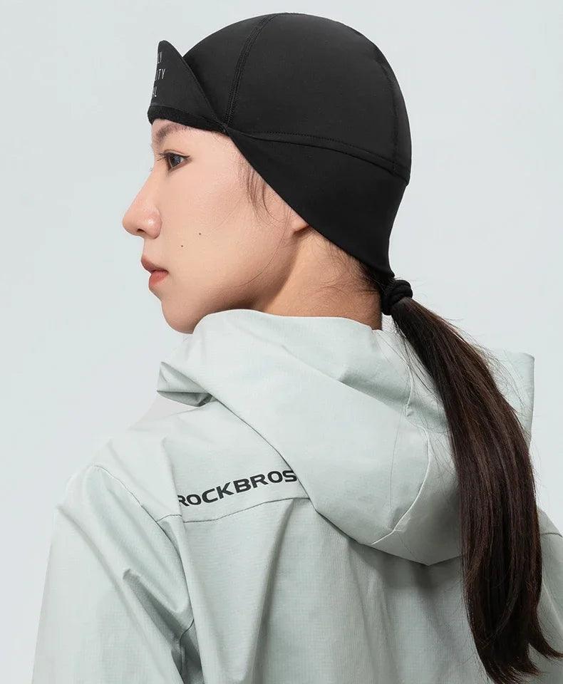 ROCKBROS TVI Cycling Cap Winter Keep Warm Thermal Fleece Hats Windproof Ear Protection Comfotable Ski Riding Small Cap Men Women